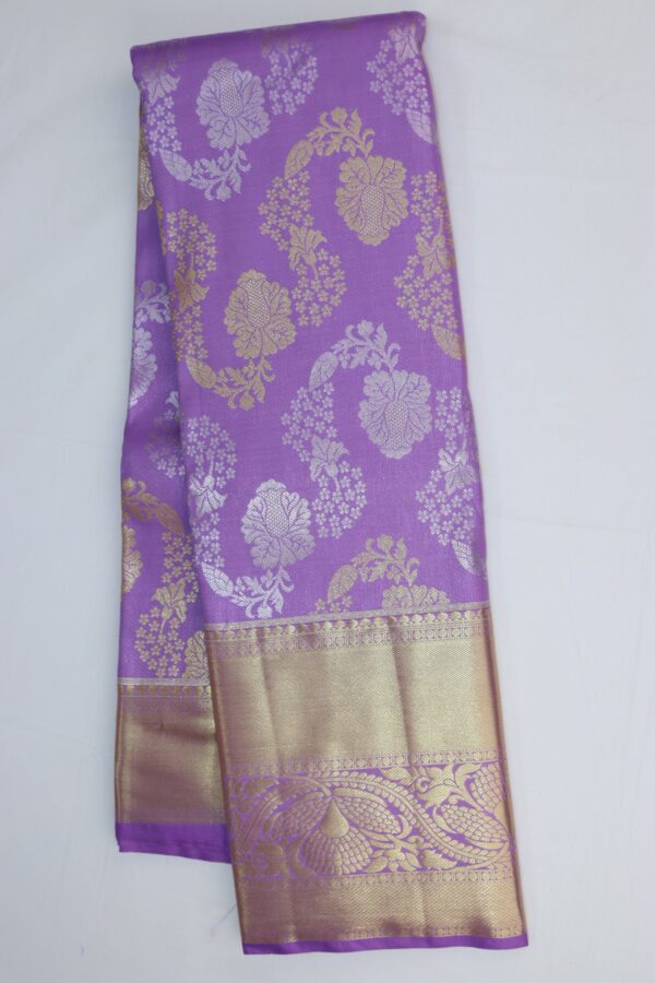 Amazing Lavender  Kanjipuram Saree