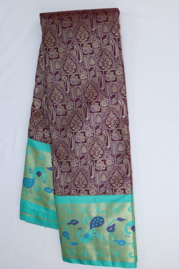 Amazing Dark Marron  Kanjipuram Saree