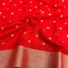 Nayanthara mam Inspired premium katan silk saree with zari pallu and blouse