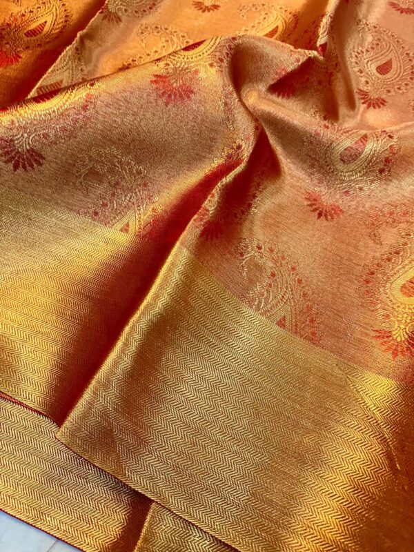 Rekha mam Inspired Kanjivaram Tissue Silk Saree