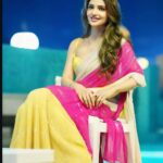 Sreeleela Pushpa2 Inspired Shaded Premium Georgette Silk Saree with Blouse